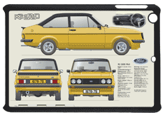 Ford Escort MkII RS2000 1978-79 Small Tablet Covers